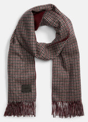 Micro-Houndstooth Cashmere Scarf in Scarves & Hats | Vince near me