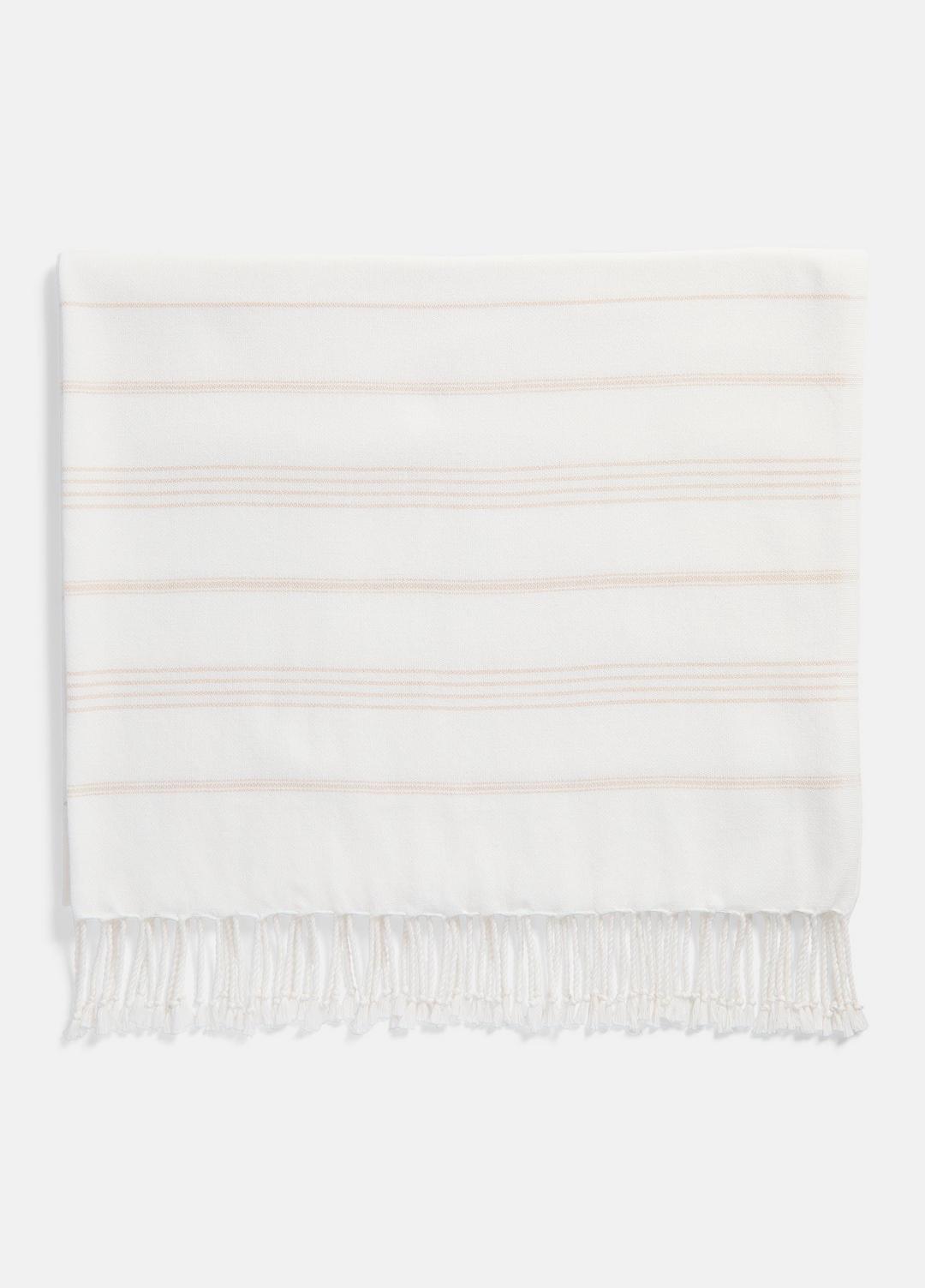 Stripe Cotton-Cashmere Wrap in Scarves & Hats | Vince outlet