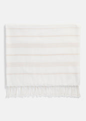 Stripe Cotton-Cashmere Wrap in Scarves & Hats | Vince outlet