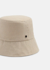 Stripe Cotton Canvas Bucket Hat in Scarves & Hats | Vince on sale