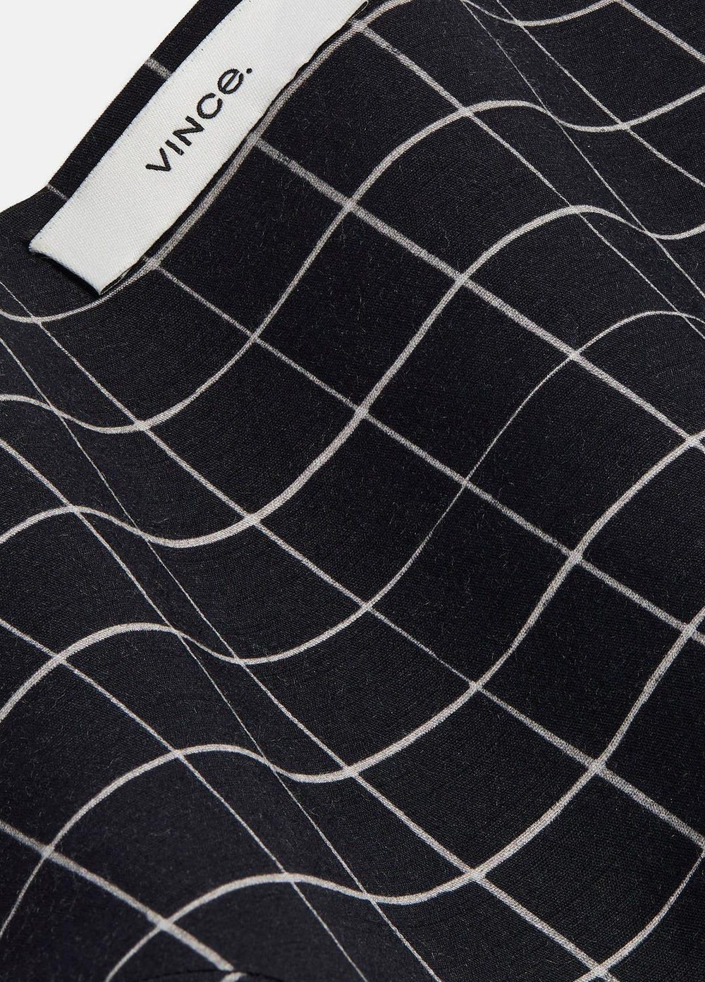 Trellis Plaid Cotton-Blend Headkerchief in Scarves & Hats | Vince US