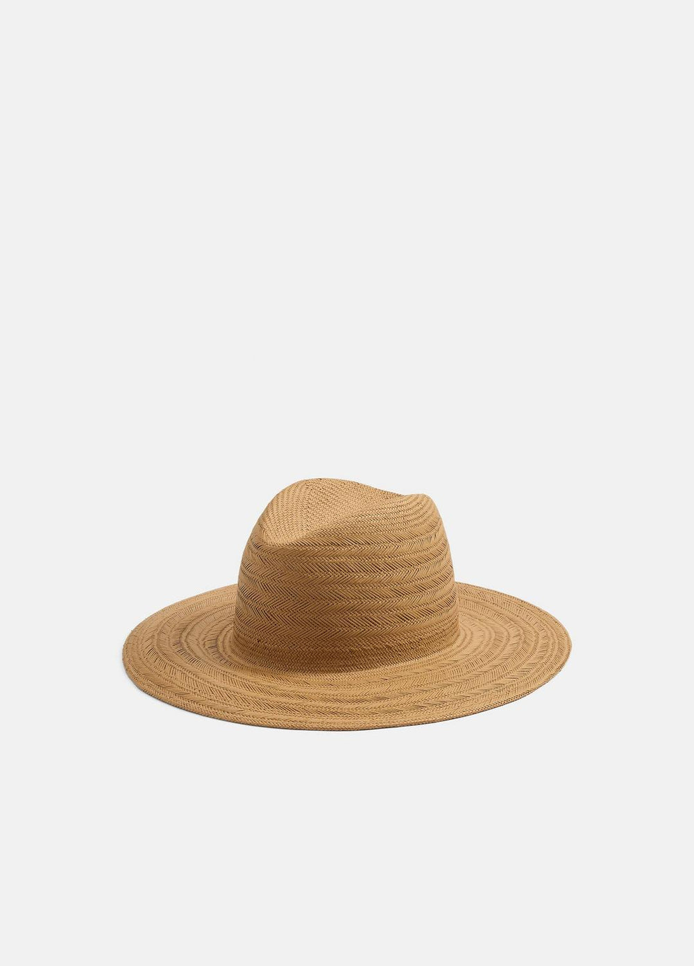 Herringbone-Weave Straw Panama Hat in Scarves & Hats | Vince Online
