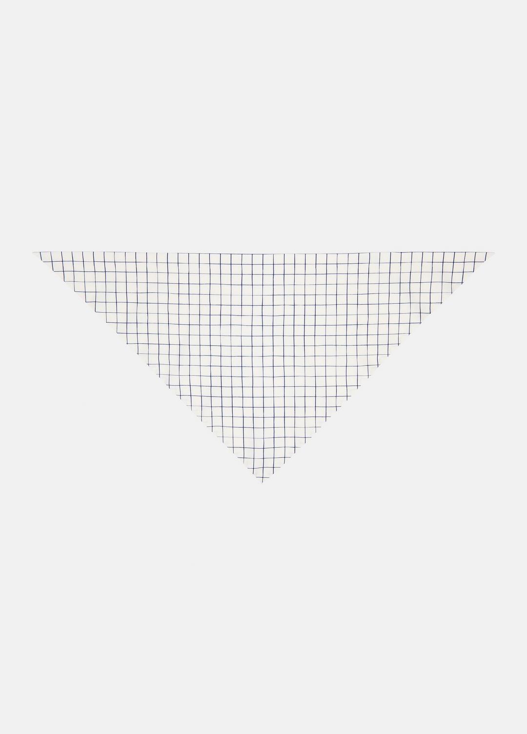 Trellis Plaid Cotton-Blend Headkerchief in Scarves & Hats | Vince discount