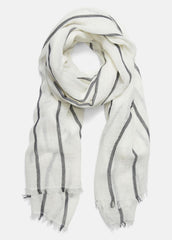Cotton Gauze Awning Stripe Scarf in Scarves & Hats | Vince for sale