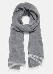 Cotton Gauze Bi-Color Scarf in Scarves & Hats | Vince on sale