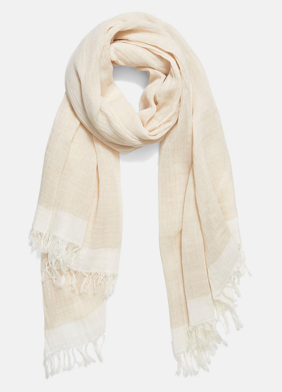 Border-Stripe Cotton Scarf in Scarves & Hats | Vince near me