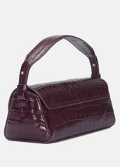 Sabrina Croc-Embossed Leather Mini Top-Handle Bag in Handbags | Vince Online