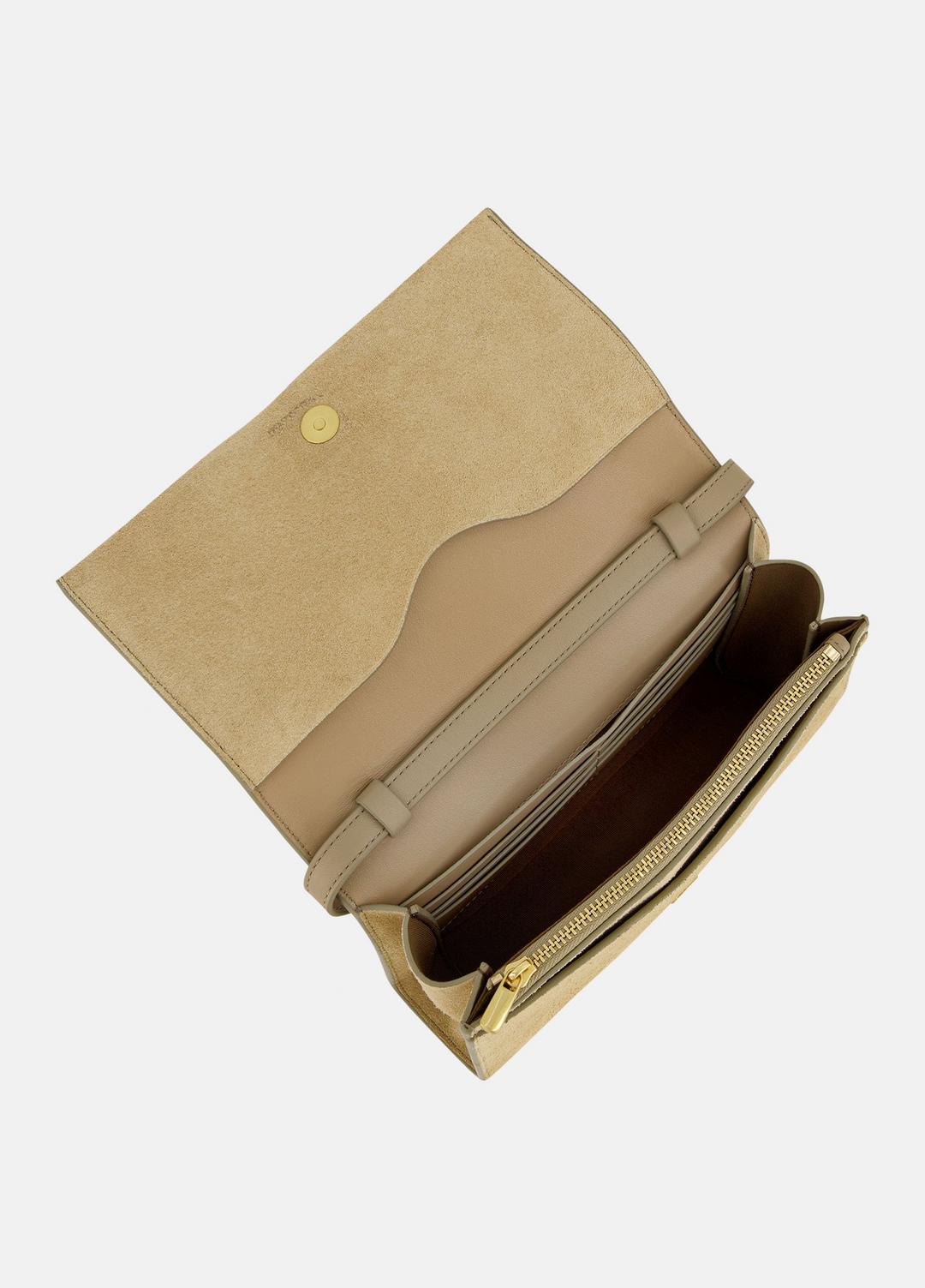 Suede Crossbody Wallet in Leather & Suede | Vince near me