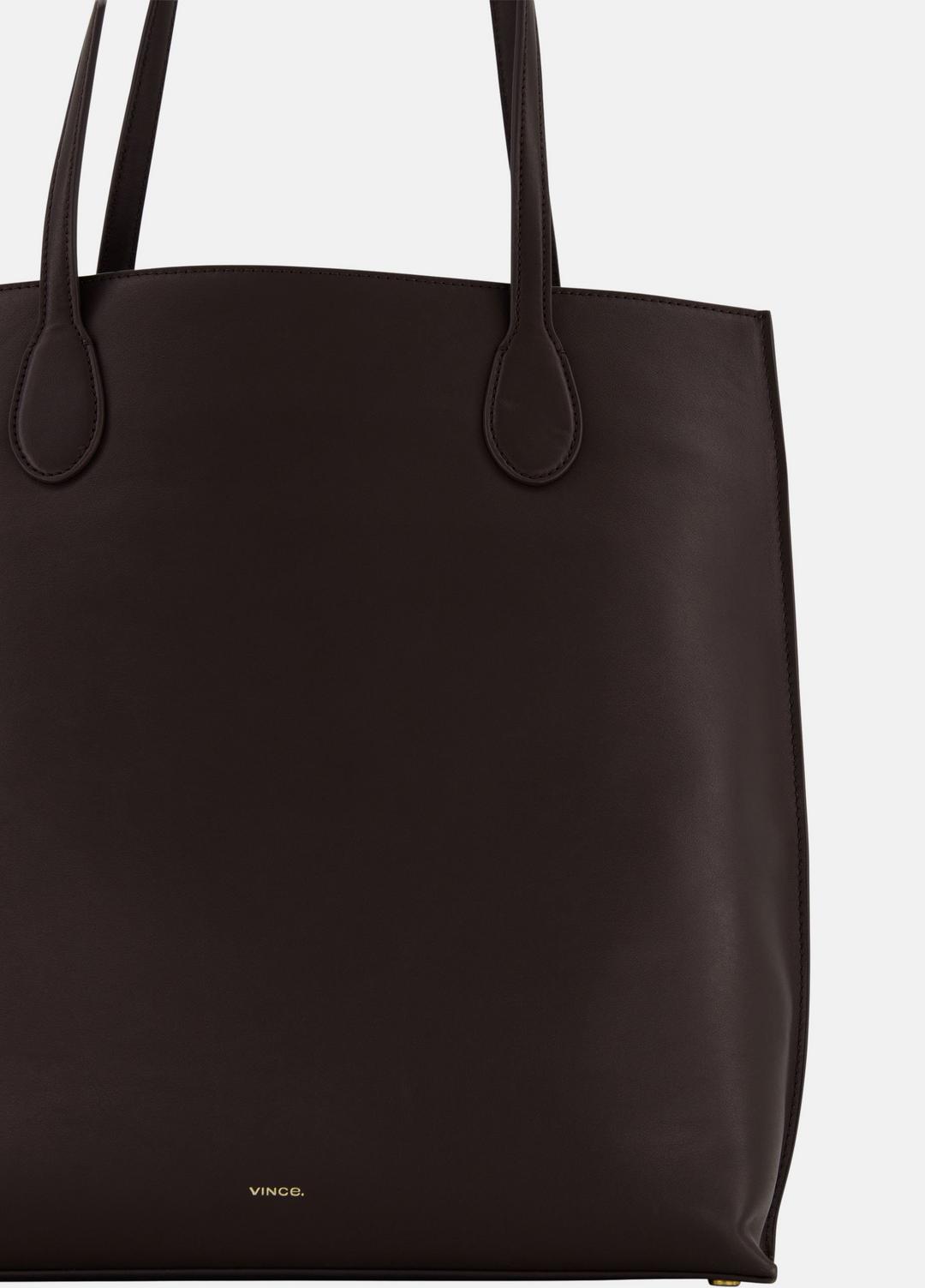 Athene Nappa Leather Tote in Handbags | Vince outlet