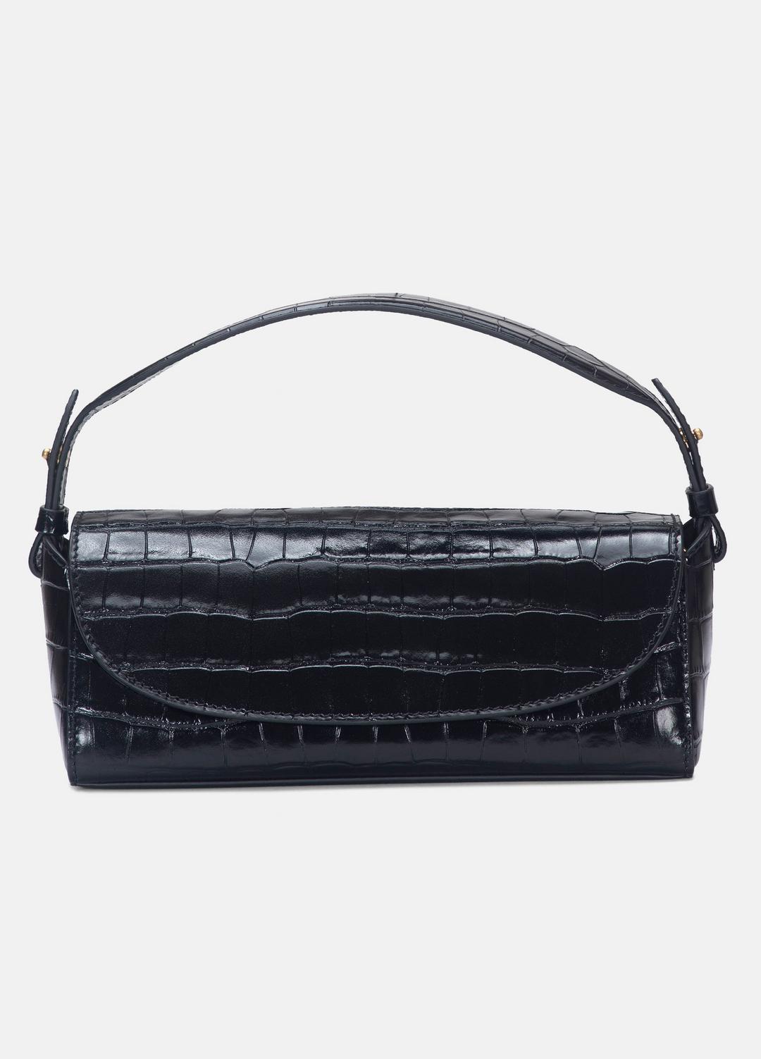 Sabrina Croc-Embossed Leather Mini Top-Handle Bag in Handbags | Vince for sale