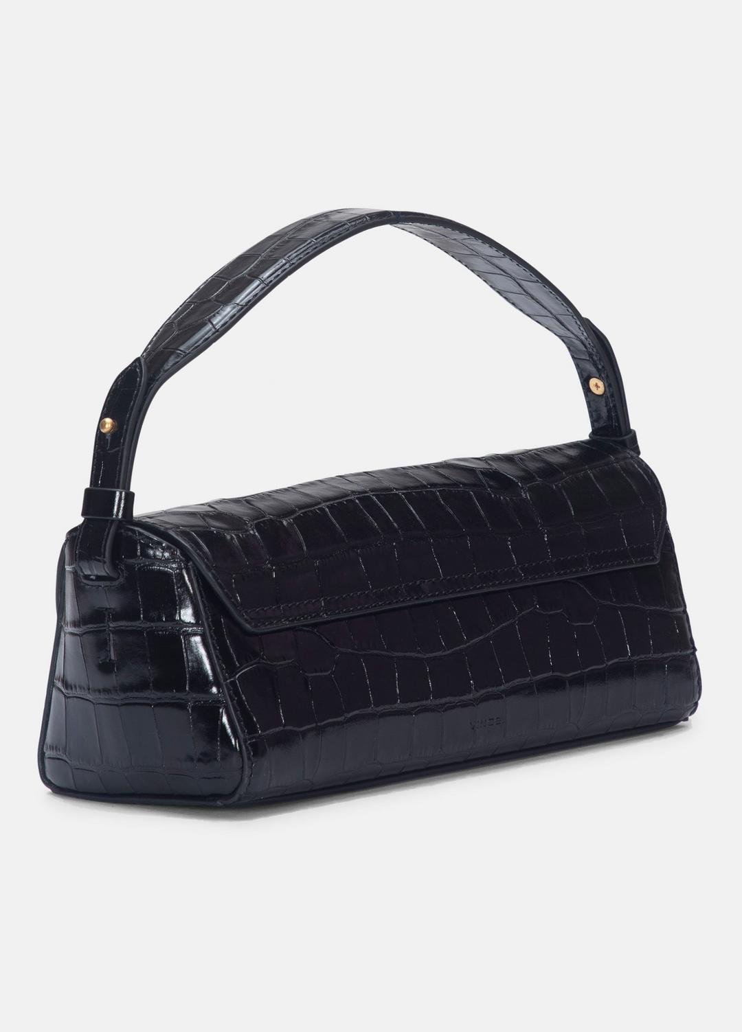 Sabrina Croc-Embossed Leather Mini Top-Handle Bag in Handbags | Vince for sale