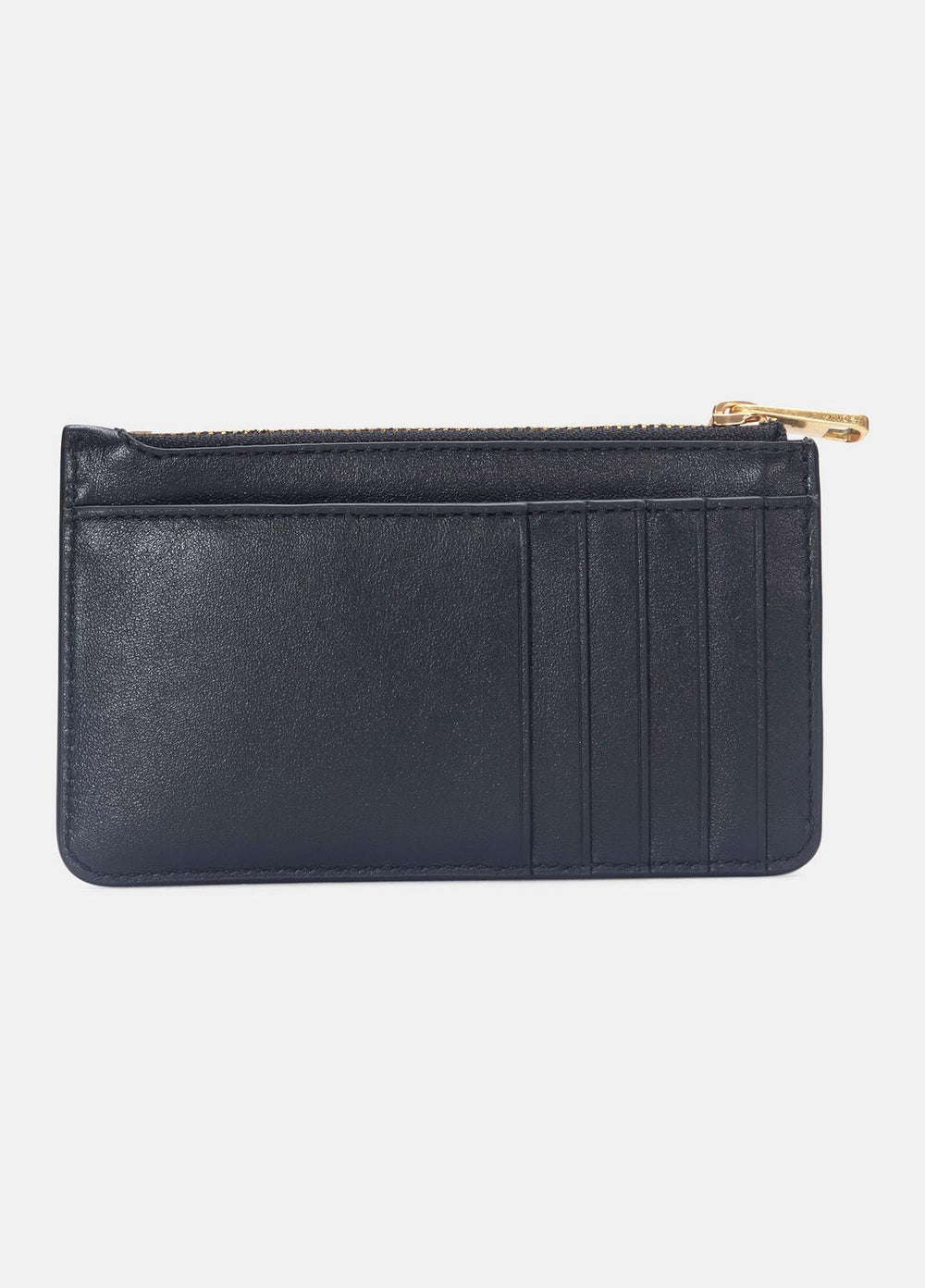 Leather Zip-Top Card Case in Handbags | Vince US