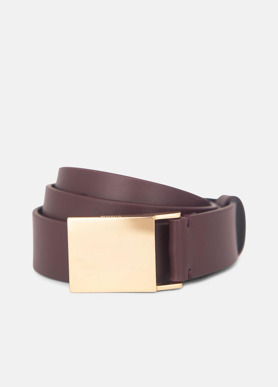 Women's 30mm Plaque Leather Belt in Belts | Vince discount