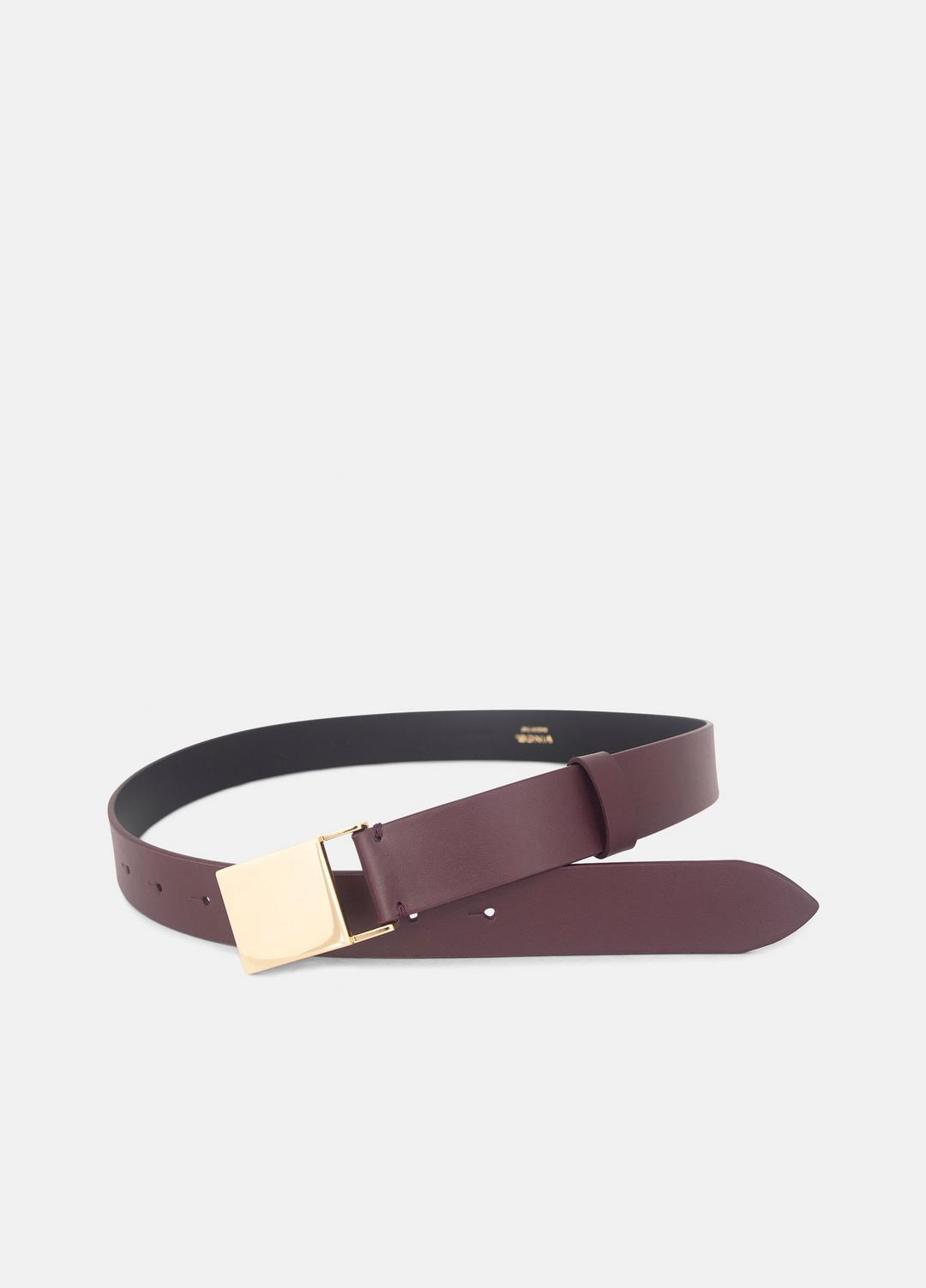 Women's 30mm Plaque Leather Belt in Belts | Vince discount
