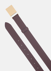 Women's 30mm Plaque Leather Belt in Belts | Vince discount