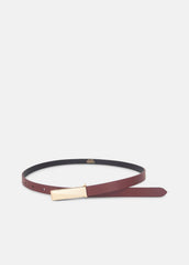 Women's 15mm Elongated Plaque Leather Belt in Belts | Vince for sale