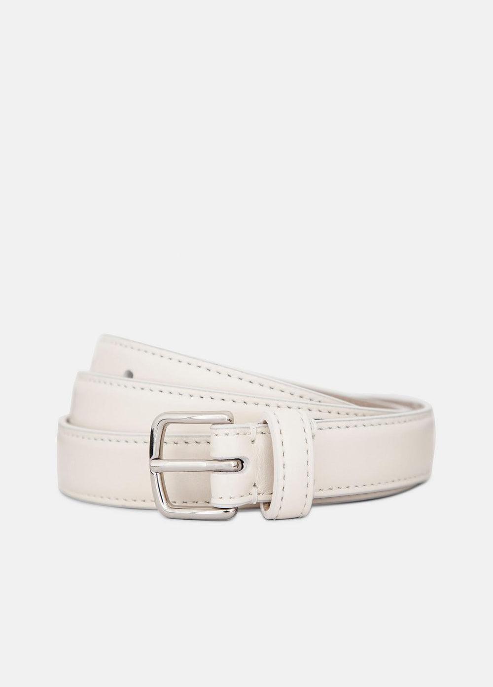 Women’s 20mm Stitched Leather Belt in Belts | Vince outlet