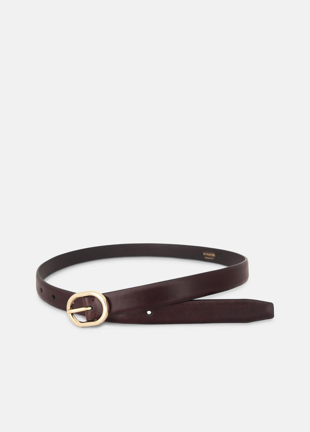Women's 20mm Spazzolato Leather Belt in Belts | Vince US