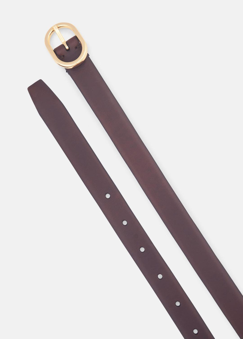 Women's 20mm Spazzolato Leather Belt in Belts | Vince US