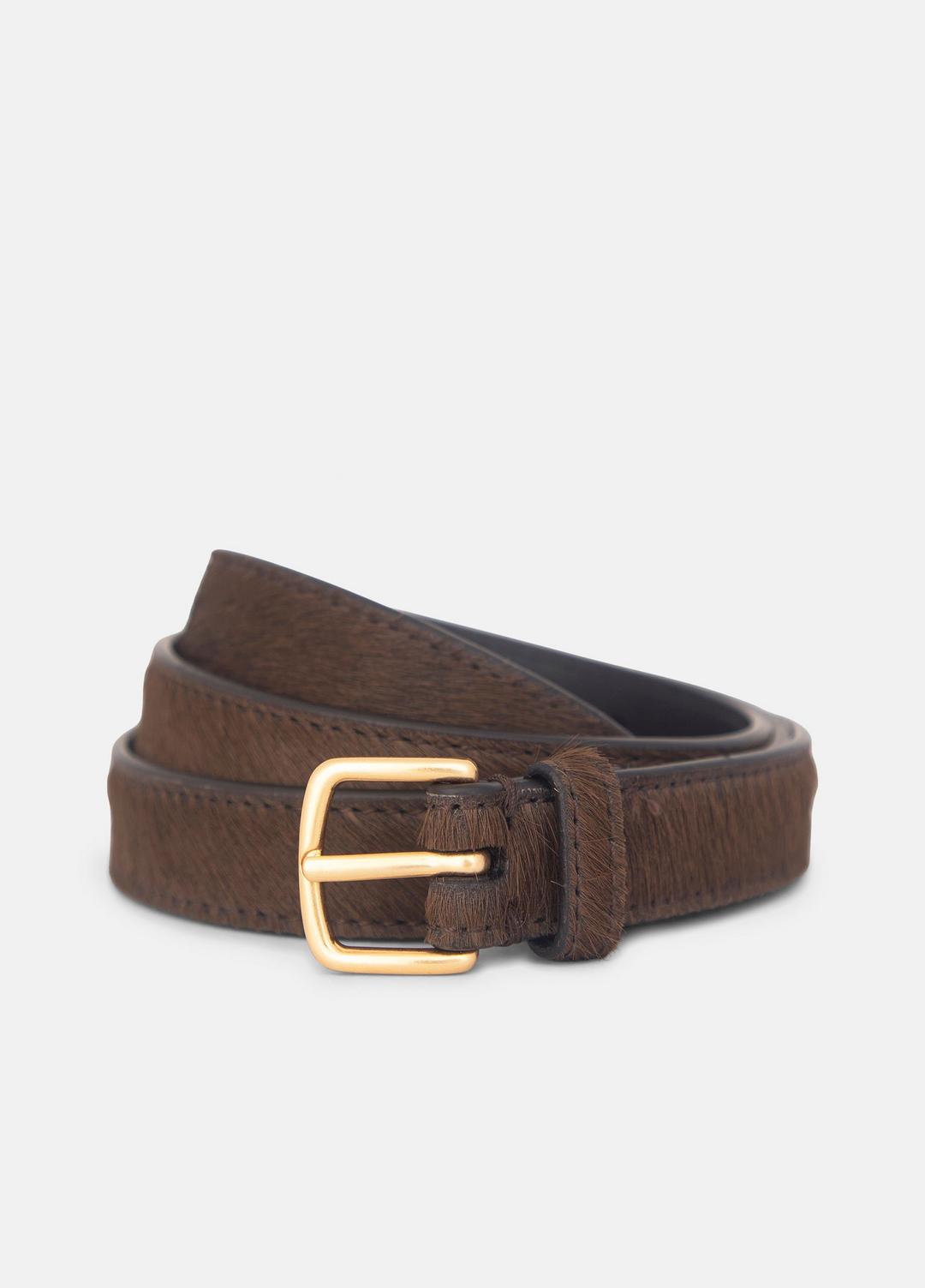 Women's 20mm Calf Hair Belt in Belts | Vince Online