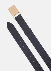 Women's 30mm Plaque Leather Belt in Belts | Vince near me