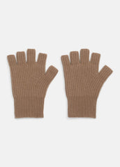 Plush Cashmere Rib-Knit Fingerless Glove in Gloves | Vince Online