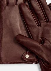 Cashmere-Lined Leather Snap Glove in Gloves | Vince discount