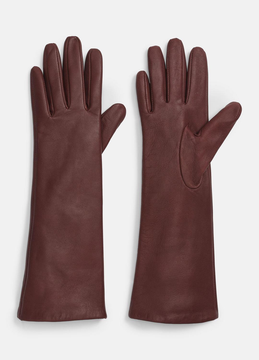 Cashmere-Lined Medium Leather Glove in Gloves | Vince outlet