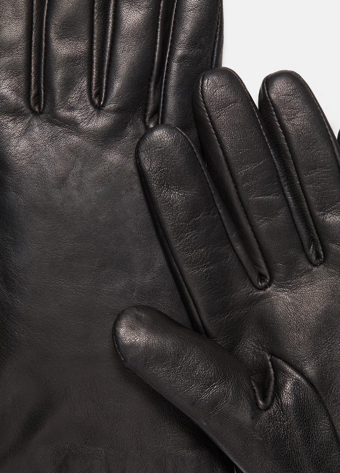 Cashmere-Lined Short Leather Glove in Gloves | Vince US