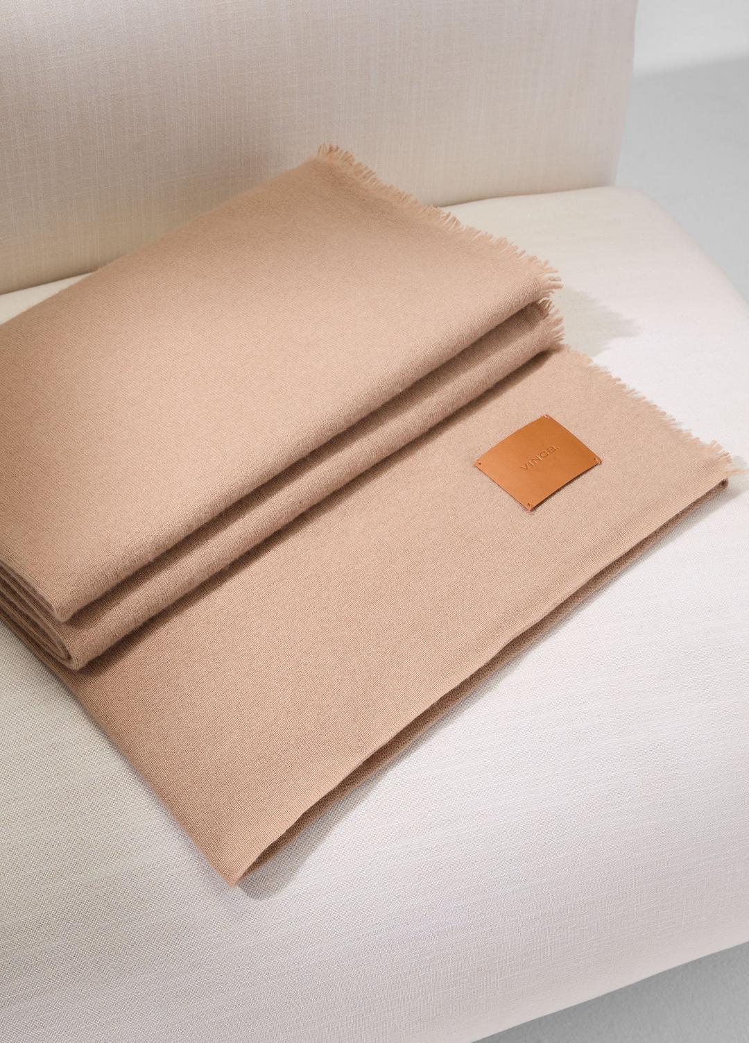 Cashmere Reverse Jersey Throw in Pillows & Blankets | Vince US