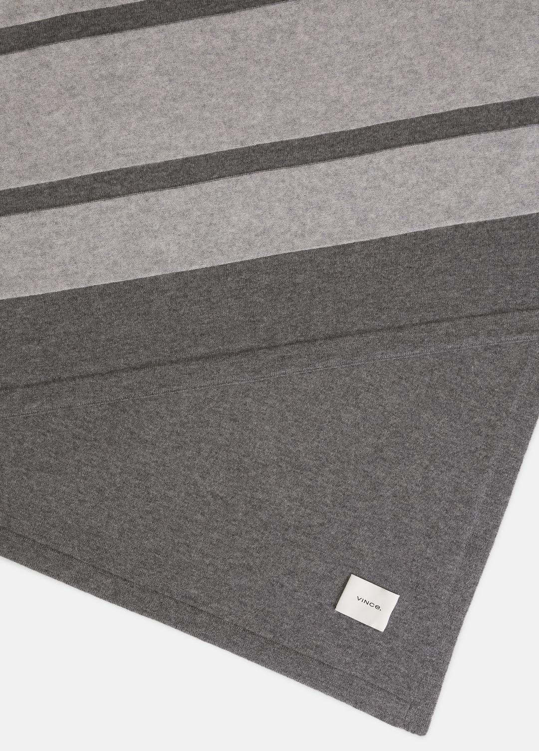 Cashmere Jersey Stripe Throw in Pillows & Blankets | Vince Online