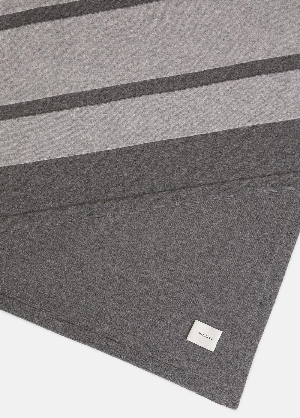 Cashmere Jersey Stripe Throw in Pillows & Blankets | Vince Online