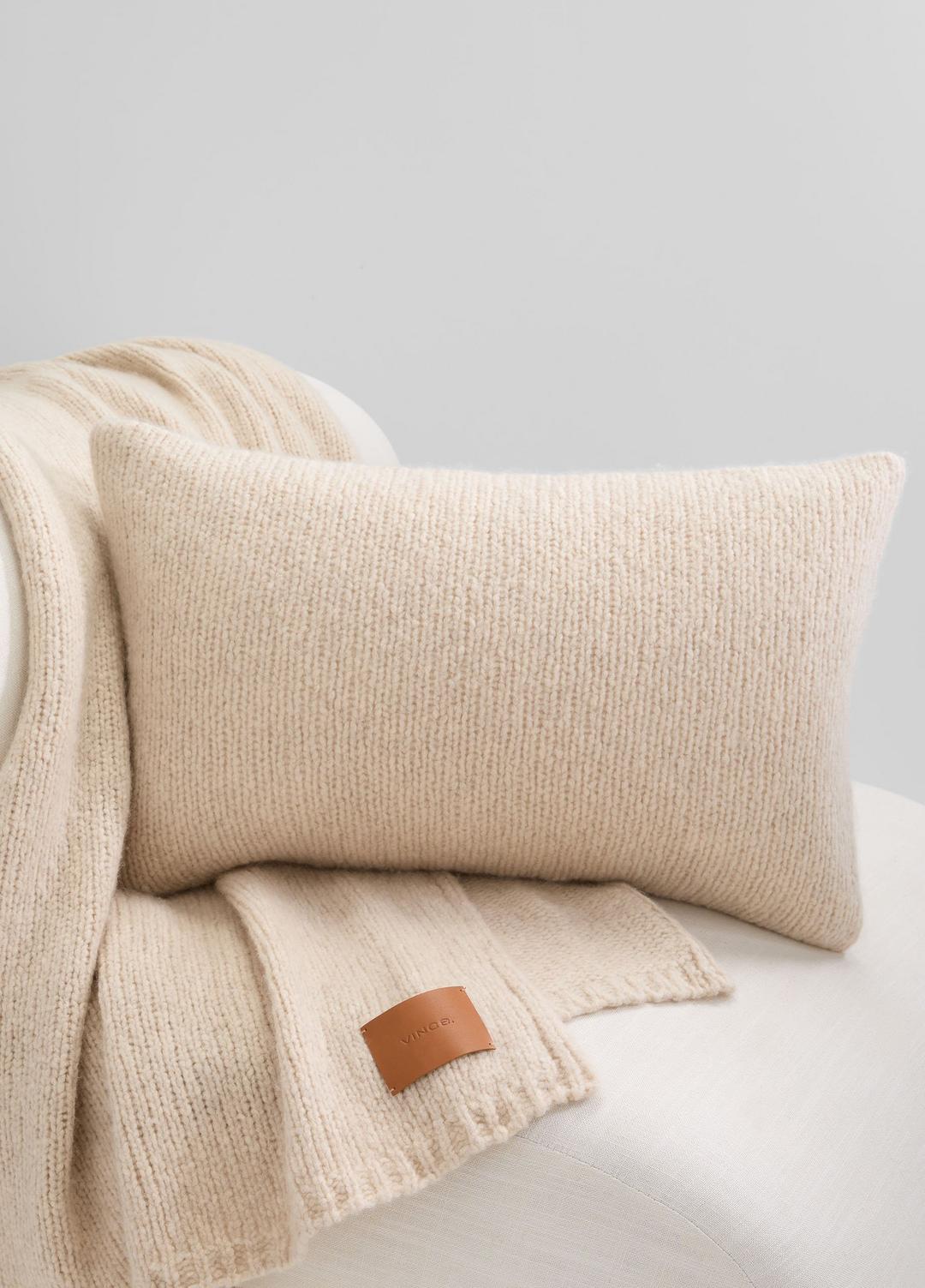 Cashmere-Silk Jersey Rectangle Pillow in Pillows & Blankets | Vince on sale