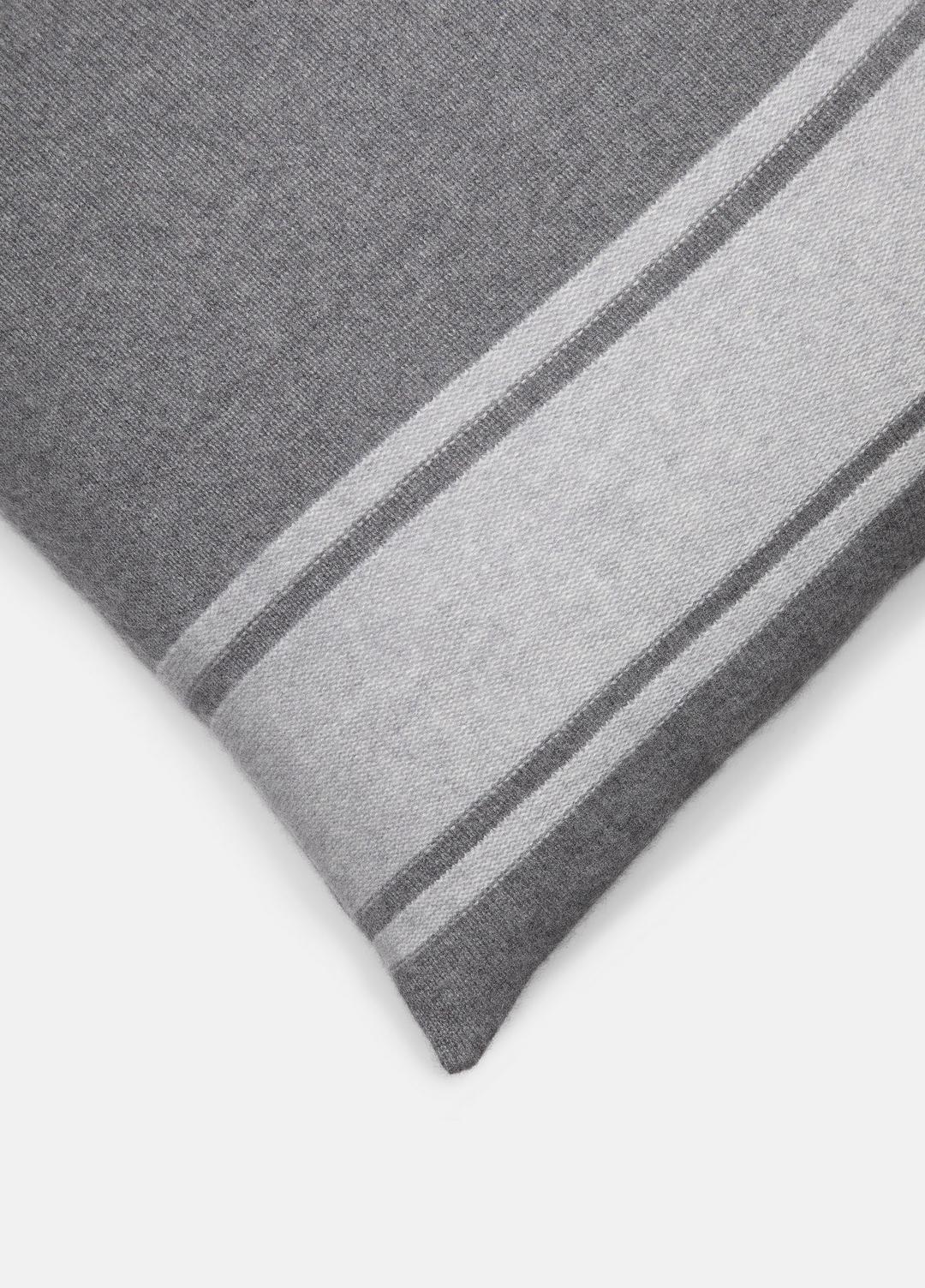 Cashmere Jersey Stripe Pillow in Pillows & Blankets | Vince US