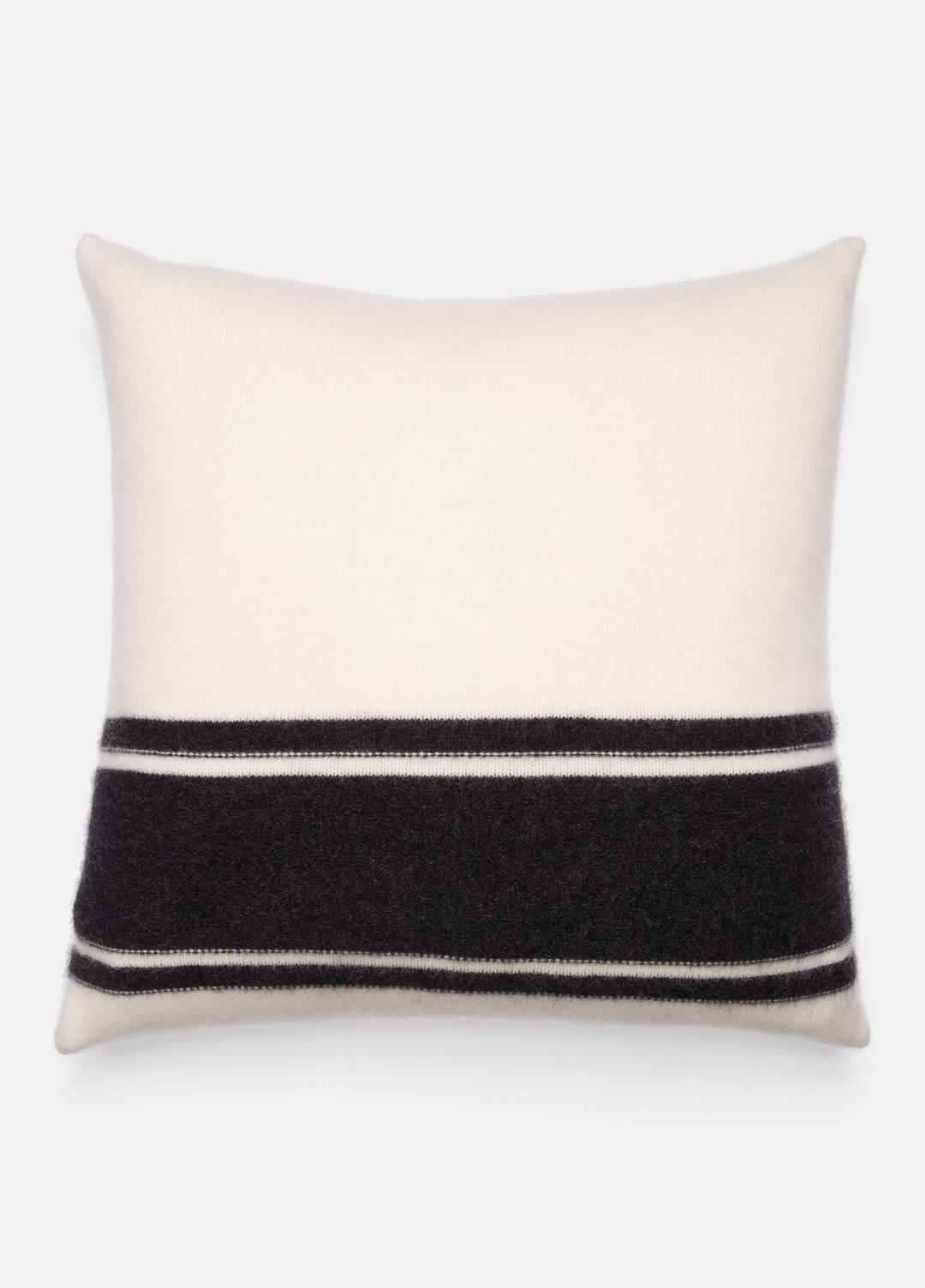 Cashmere Jersey Stripe Pillow in Pillows & Blankets | Vince Online