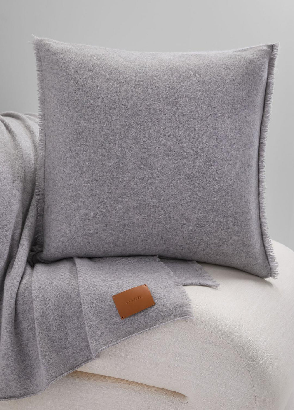 Cashmere Reverse Jersey Pillow in Pillows & Blankets | Vince for sale