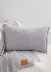 Cashmere Reverse Jersey Rectangle Pillow in Pillows & Blankets | Vince US