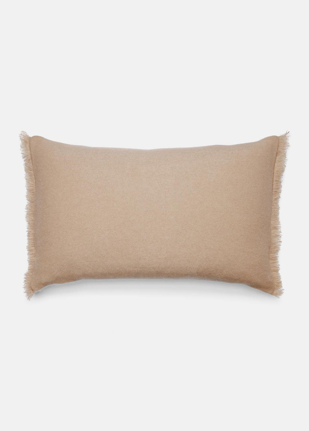 Cashmere Reverse Jersey Rectangle Pillow in Pillows & Blankets | Vince Online