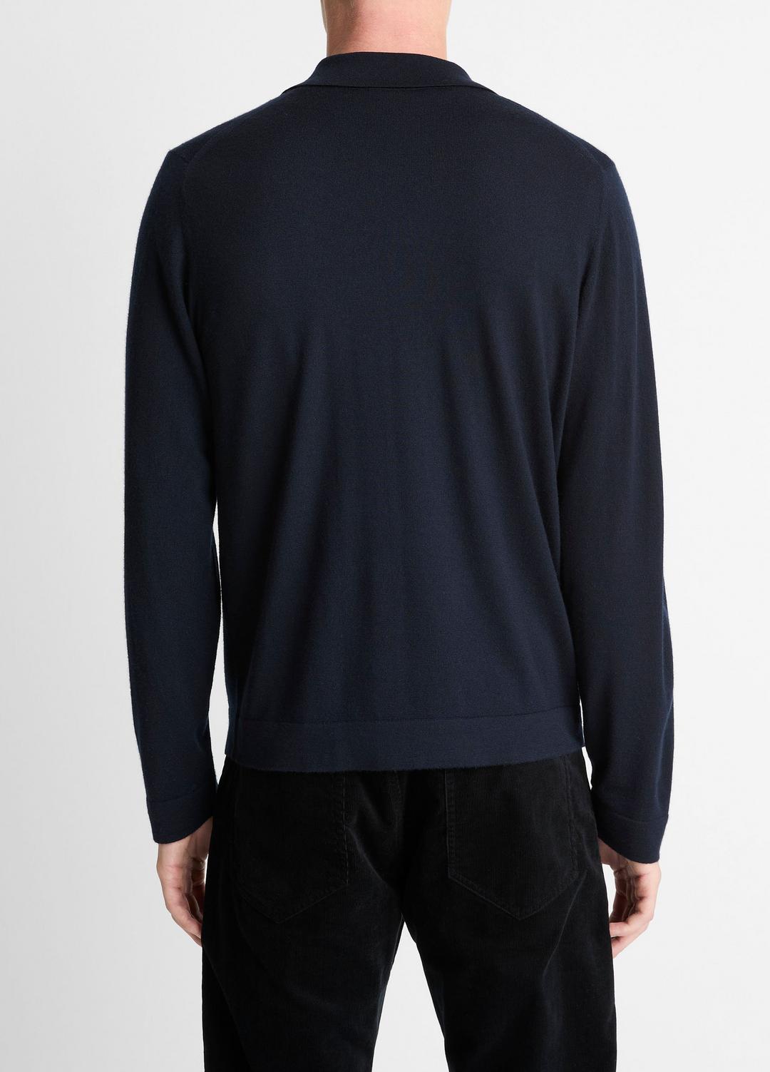 Featherweight Merino Wool-Cashmere Sweater Shirt in Long Sleeve | Vince sale