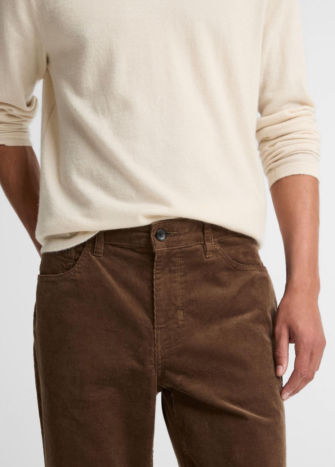 Dylan Slim 5-Pocket Stretch-Cotton Corduroy Pant in Trousers | Vince discount