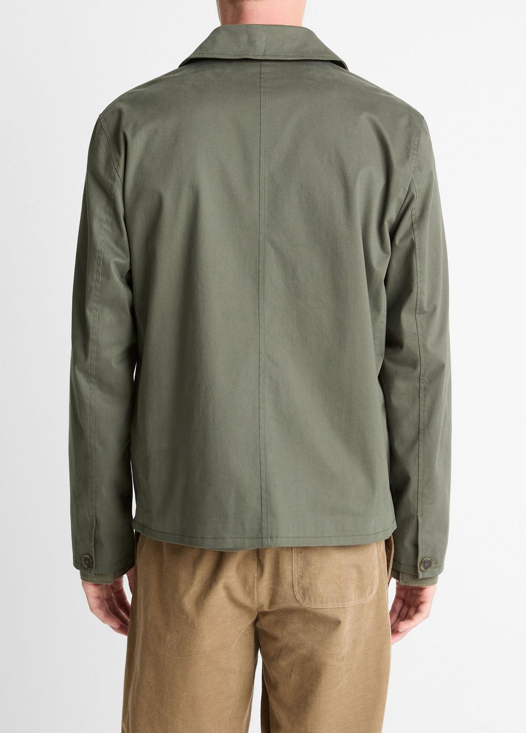 Italian Peached Stretch-Cotton Jacket in Jackets | Vince sale