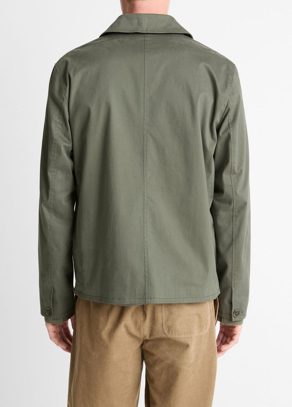 Italian Peached Stretch-Cotton Jacket in Jackets | Vince sale