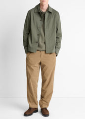 Italian Peached Stretch-Cotton Jacket in Jackets | Vince sale