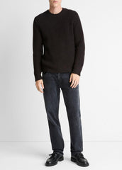 Utility Shaker Merino Wool Sweater in Crew Neck | Vince Online
