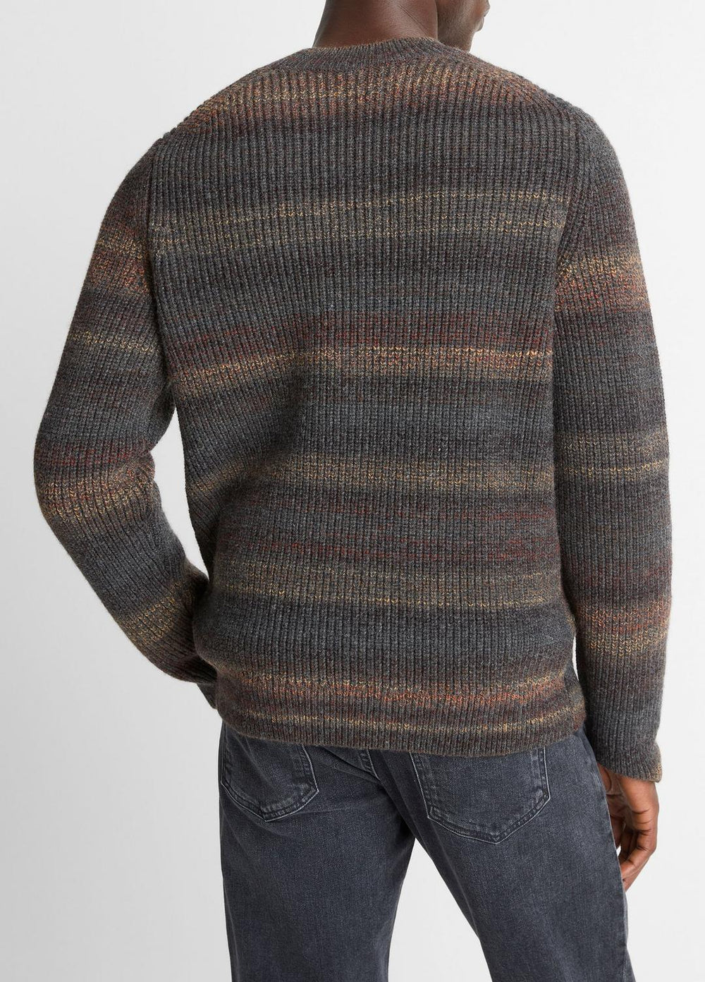 Space-Dye Shaker Wool-Blend Sweater in Crew Neck | Vince discount