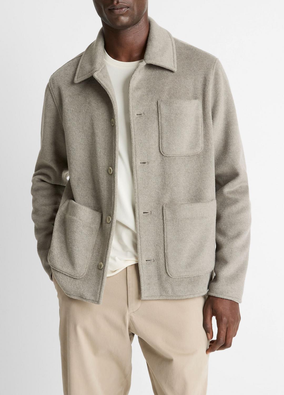 Double-Knit Chore Jacket in Jackets | Vince outlet