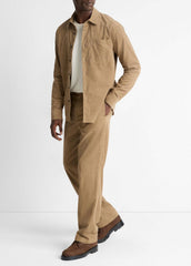 Louie Relaxed Cotton Corduroy Elastic-Waist Pant in Trousers | Vince sale