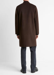 Splittable Wool-Cashmere Single-Breasted Topcoat in Coats | Vince for sale