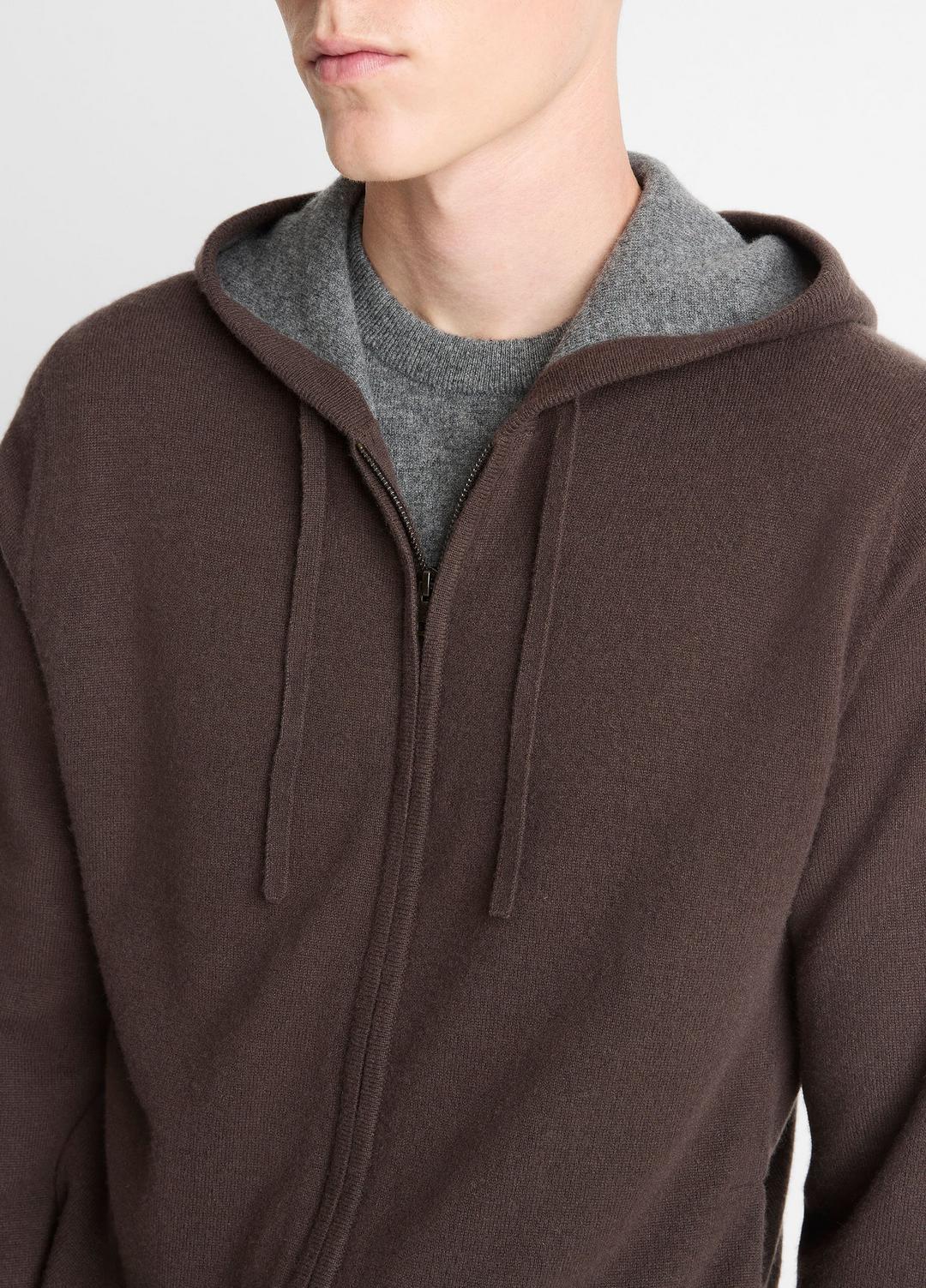Cashmere Zip-Front Hoodie in Sweatshirts & Hoodies | Vince discount