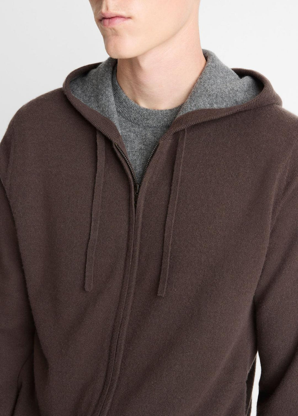 Cashmere Zip-Front Hoodie in Sweatshirts & Hoodies | Vince discount